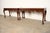 1980s Baker Furniture Georgian Carved Mahogany Consoles or Sofa Tables, Newly Refinished For Sale - Image 5 of 15