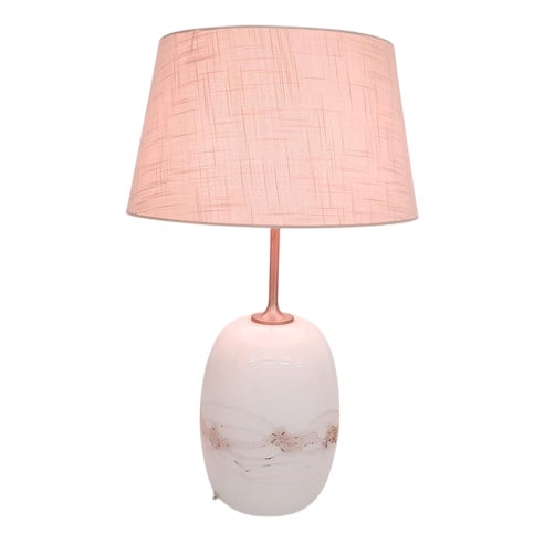 Sakura Glass Table Light Model 388 by Michael Bang for Holmegaard, Denmark, 1984 For Sale