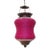 Amaranth Beaded Pendant Lamp For Sale