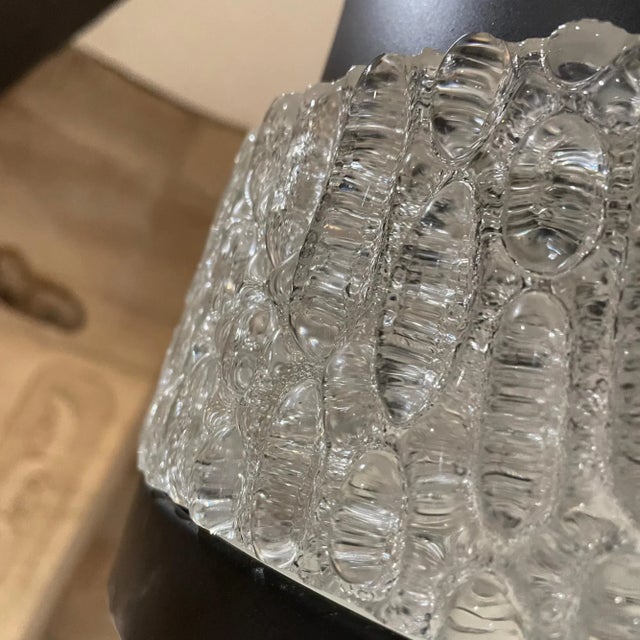 1950s Maison Arlus Modernist French Black Crystal Chandelier, France For Sale - Image 12 of 13