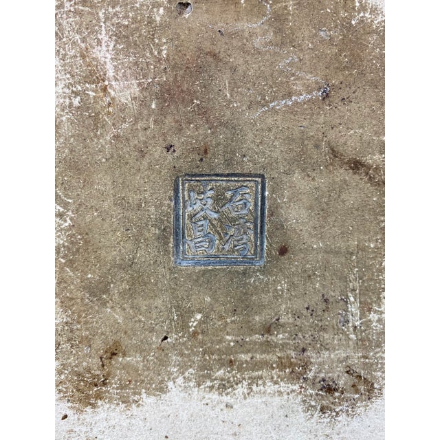 Yellow 19th Century Chinese Ceramic Pillow For Sale - Image 8 of 9