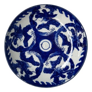 Antique Japanese Porcelain Plate with Bird Motif Arita, 1880 For Sale
