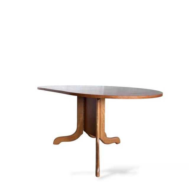 Teak Drop-Leaf Dining Table from Morris of Glasgow For Sale - Image 9 of 10