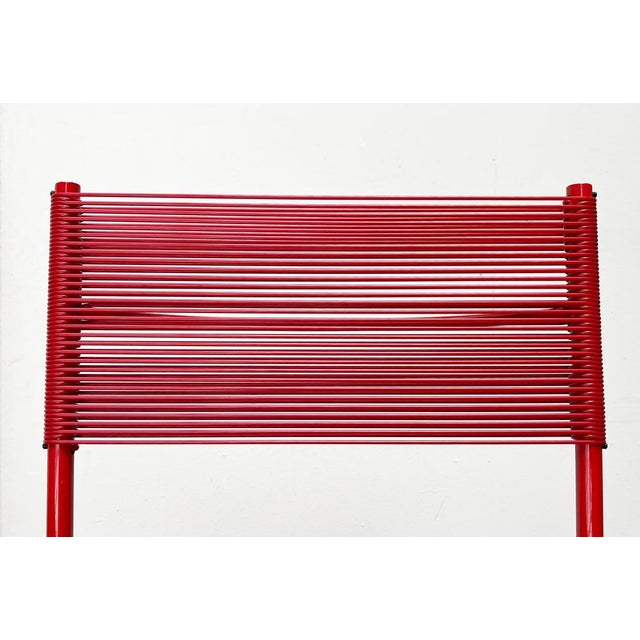 Black Italian Postmodern Space Age Model 101 Spaghetti Chairs by Giandomenico Belotti for Alias, 1970s, Set of 4 For Sale - Image 8 of 18