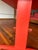 Wood Coral Laquered Mid-Century Danish Modern Minimalist Trestle Dining Table C1960s For Sale - Image 7 of 14