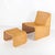 Set of Wicker Chair and Ottoman, 1970s For Sale - Image 10 of 15