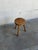 Mid-Century Modern Vintage Danish Mid Century Modern Solid Wood Milking Stool Tripod Side Table For Sale - Image 3 of 8