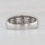 0.15ctw Diamond Hearts Band 14k White Gold Size 8.5 Ring For Sale - Image 4 of 7