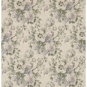Sanderson Giselle Fabric in Silver/Pewter