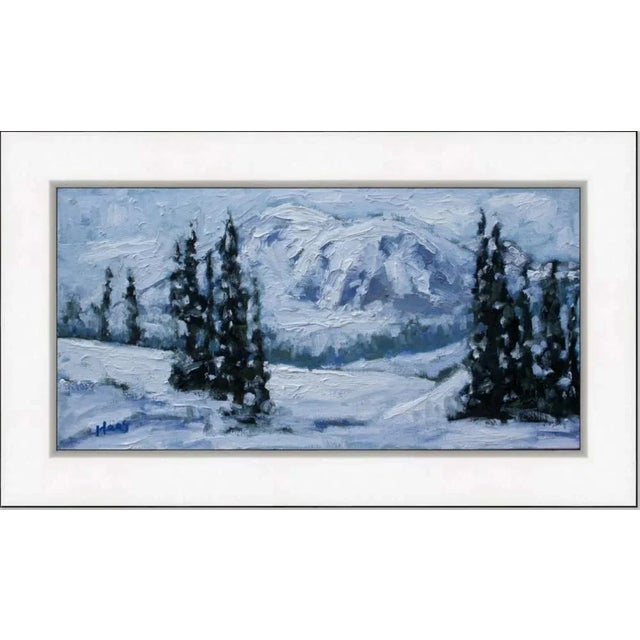 "Mt. Rainier Paradise" Contemporary Winter Landscape Oil Painting For Sale - Image 10 of 12