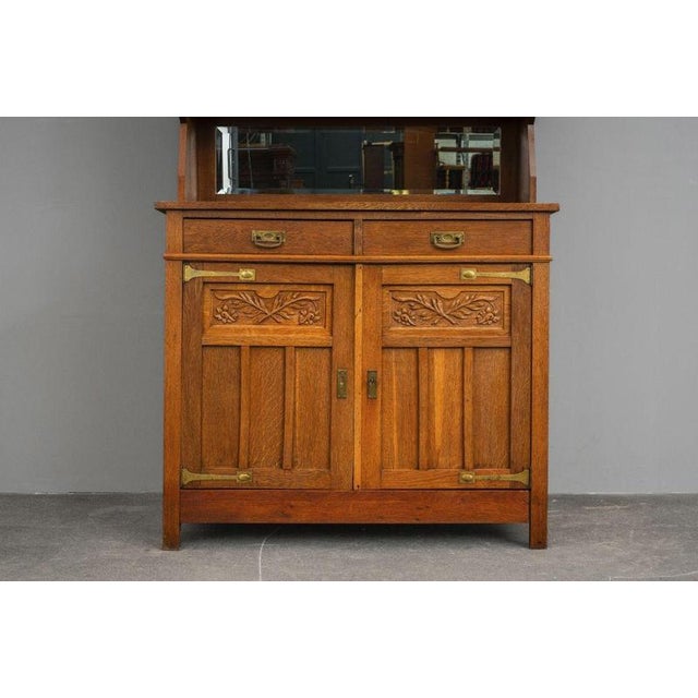 Art Nouveau Sideboard in Oak, Early 20th Century For Sale - Image 12 of 18