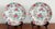 These decorative plates were made in Staffordshire, England, between approximately 1812 and 1822. They feature hand-...