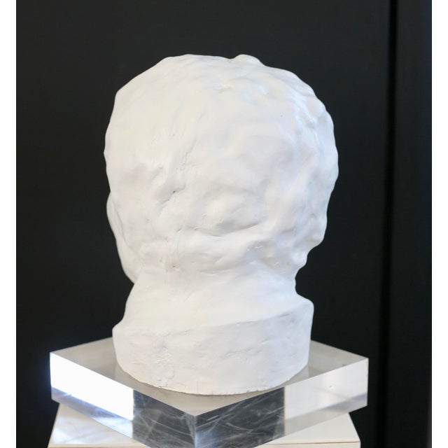 Head Sculpture, 1970s, Plaster For Sale - Image 13 of 18