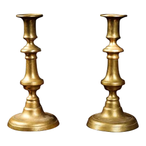 Pair of Vintage 1940s Candlestick Holders