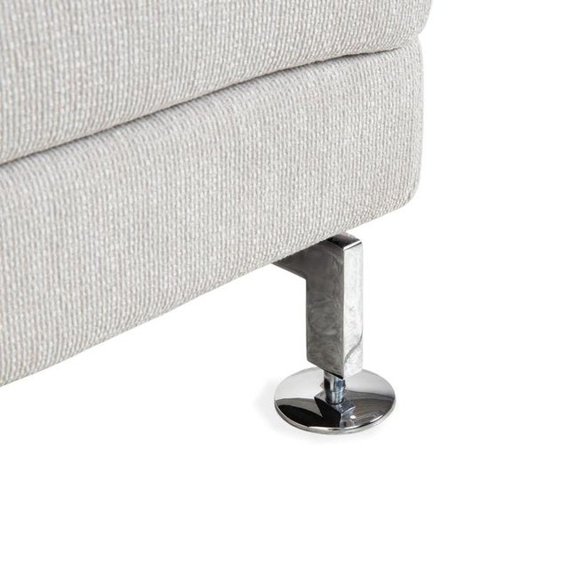 Moule Corner Sofa and Ottoman in Grey Fabric from Brühl, Set of 2 For Sale - Image 10 of 18