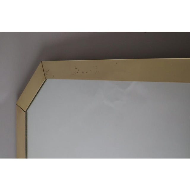 Large Brass Mirror from United Advertising Facilities, 1980s For Sale - Image 14 of 16