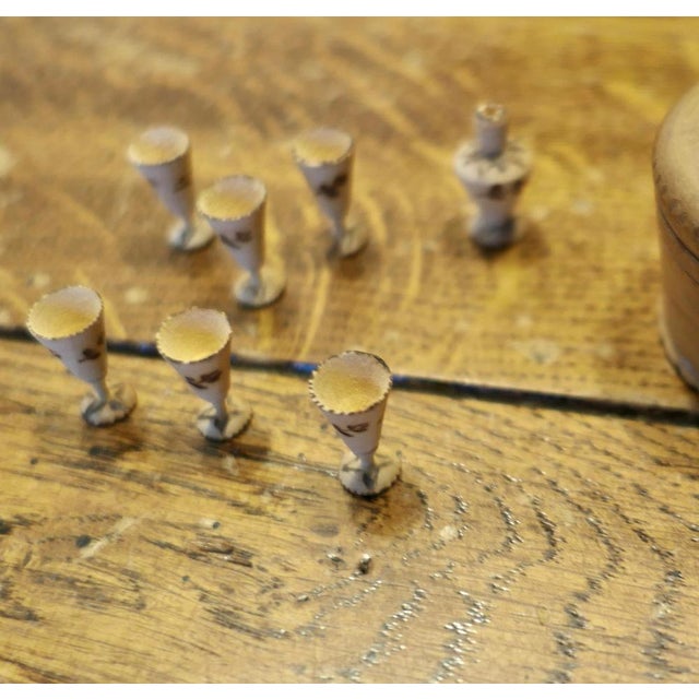 Hand Made Sycamore Treen Pots 1 with Miniatures, Set of 3 For Sale - Image 6 of 7