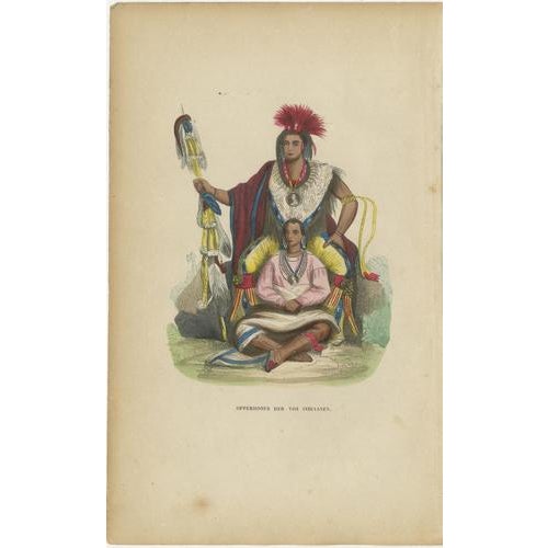 European School Artist, Indigenous Peoples of the Americas, 1852, Print, Set of 10 For Sale - Image 3 of 13