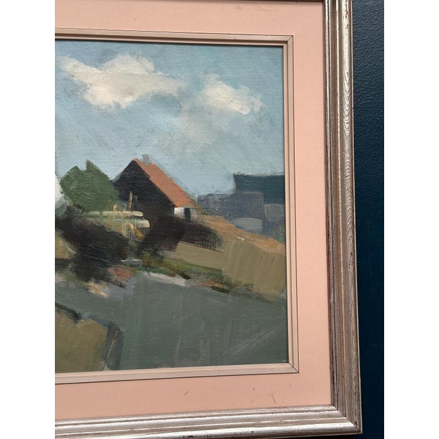 Arne Aspelin, Swedish Landscape, 1960s, Oil on Canvas, Framed For Sale - Image 4 of 10