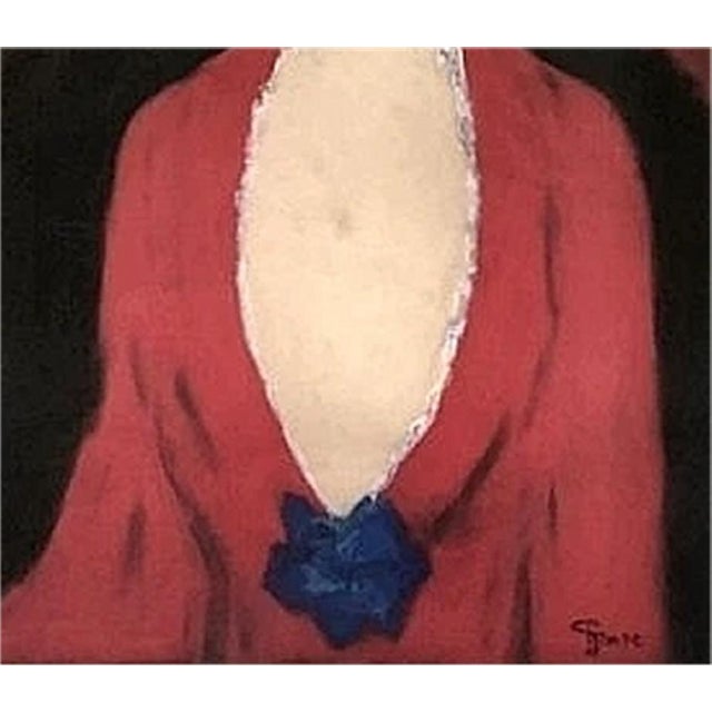 C. Janse, Art Deco Portrait of a Woman, 1920s-1940s, Gouache For Sale - Image 4 of 8