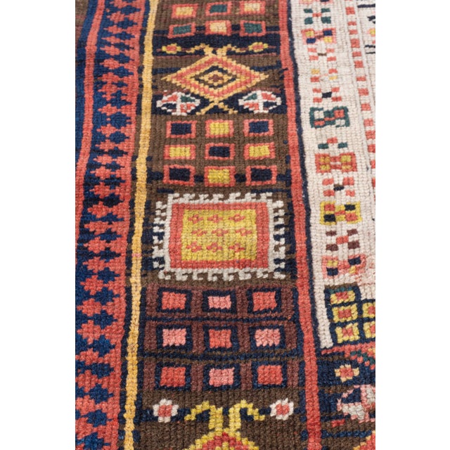 Antique Circa 1900 Oversize Brown Hand Knotted Wool Runner 4'1 X 22'3 For Sale - Image 9 of 12