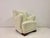 Cream Danish Lamb's Wool Armchair, 1950s For Sale - Image 8 of 14