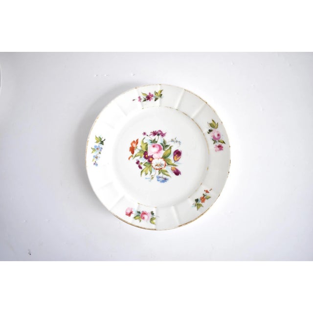 Early 20th Century Antique Botanical Porcelain Dessert Plates - Set of 5 For Sale - Image 5 of 11
