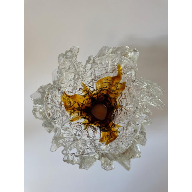 Large Sculptural Finnish Art Glass Vase by Pertti Santalahti for Humppila, 1970s For Sale - Image 18 of 18