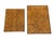 Wood Pair of Baker Furniture Burl Wood Nesting Tables With Gallery Tray Tops For Sale - Image 7 of 11