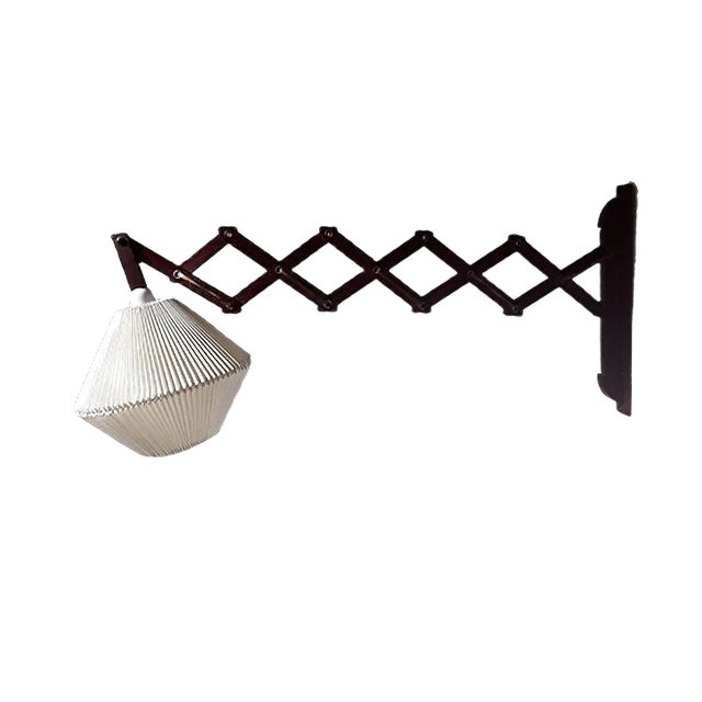 Mid-Century Scissor Wall Lamp, 1960s For Sale