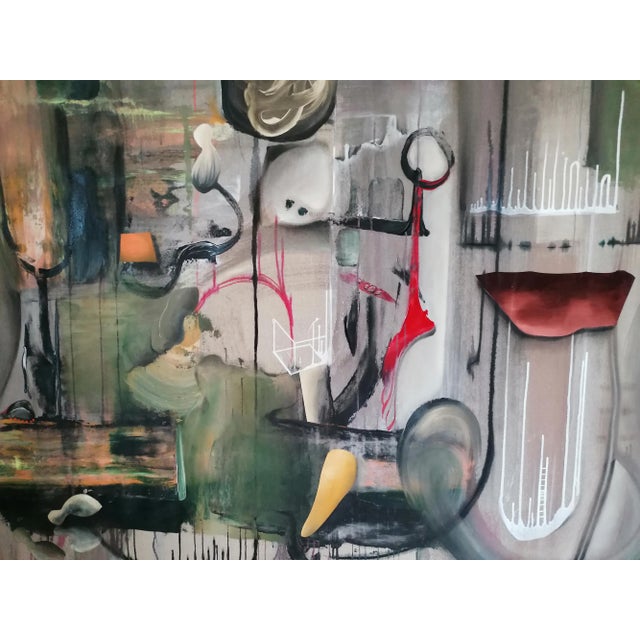 Stefano Mazzolini, Ardes, 2022, Oil & Acrylic on Canvas For Sale - Image 8 of 9