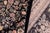 Textile Art Nouveau Pak-Persian Black/Black Wool Rug - 9'2'' X 12'4'' For Sale - Image 7 of 9
