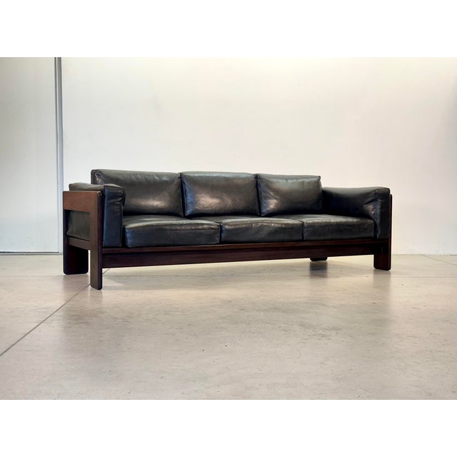 Bastiano Leather Sofa by Afra and Tobia Scarpa for Gavina, 1960s For Sale - Image 16 of 16