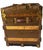 Early 20th Century L. Goldsmith & Son "Never Break" Flat-Top Steamer Trunk For Sale - Image 4 of 9