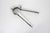 English Antique Brass and Copper Tone Fire Tongs or Coal Tool For Sale - Image 3 of 12