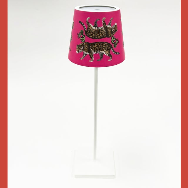NICOLETTE MAYER - ZAFFERANO COLLABORATION Lamps with Lampshades Printed Metal Lamp Shade For Poldina Pro Lamps The...