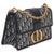 Contemporary Blue Oblique Dior 30 Montaigne Chain Bag For Sale - Image 3 of 9