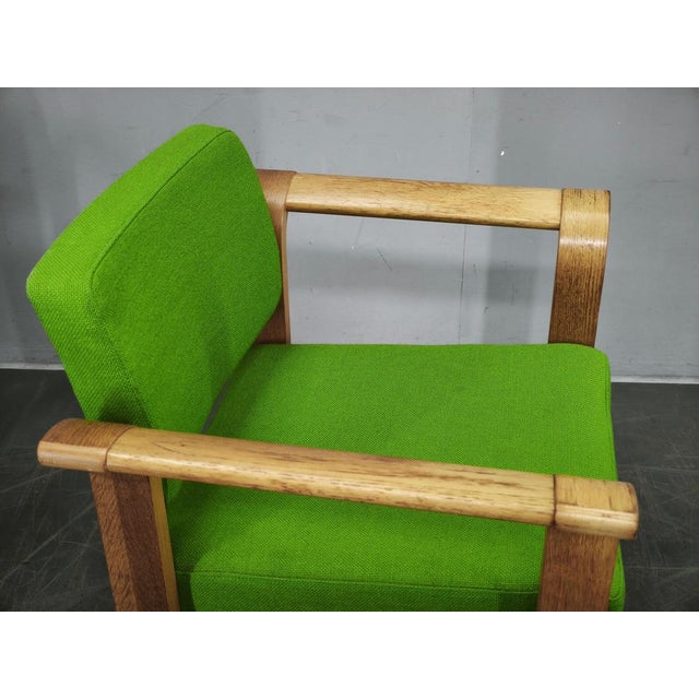 Danish Oak Armchairs by Magnus Olesen, 1960s, Set of 4 For Sale - Image 11 of 17