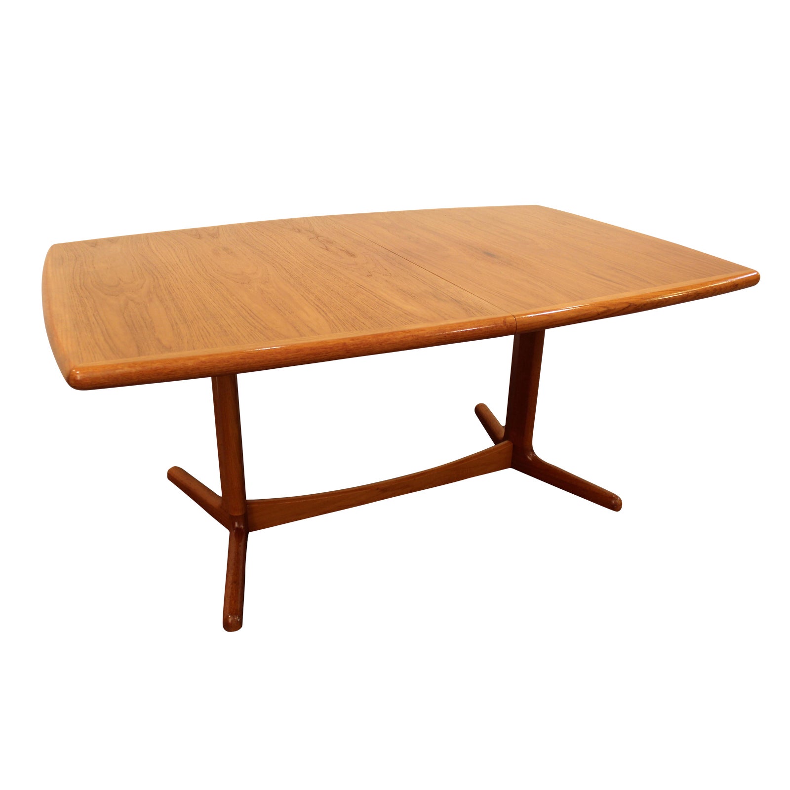 Laurits M. Larsen MidCentury Danish Modern Extendable Teak Dining
