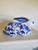 Asian Vintage Blue & White Porcelain Rabbit Figurine For Sale - Image 3 of 6