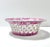 Late 20th Century Vintage Pink Chinoiserie Reticulated Porcelain Centerpiece Bowl / Decorative Fruit Bowl For Sale - Image 5 of 10
