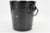 Very lovely black Cork thin aluminum ice bucket. Has 2 metal handles on side. Light weight In very good condition