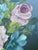 Fantastic Original Antique Botanical Oil Painting Victorian Still Life Roses Dogwood Antique Frame For Sale - Image 4 of 8