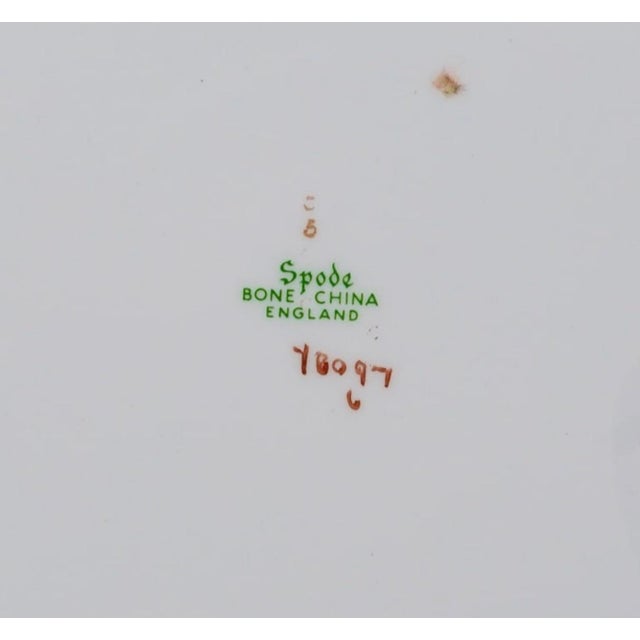 Spode 1950s Rare Spode Imperial Garden Black and Gold Willow Plate For Sale - Image 4 of 7