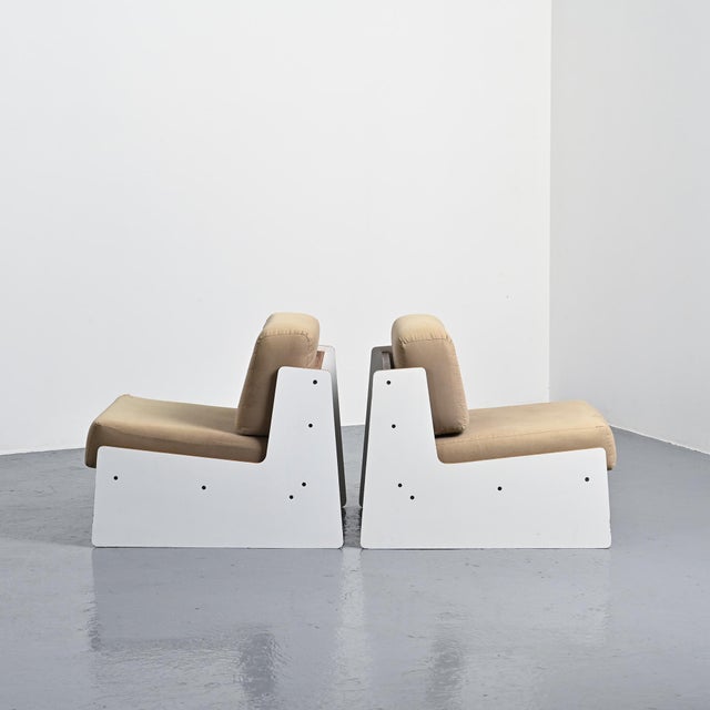 Lounge Chairs attributed to Pierre Guariche for Negroni, 1970s, Set of 2 For Sale - Image 9 of 13