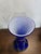Cobalt Blue Blown Glass Vase from Silice Création Biot, 1995 For Sale - Image 14 of 18