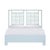 Finn Platform Bed Queen - Light Blue For Sale - Image 12 of 12