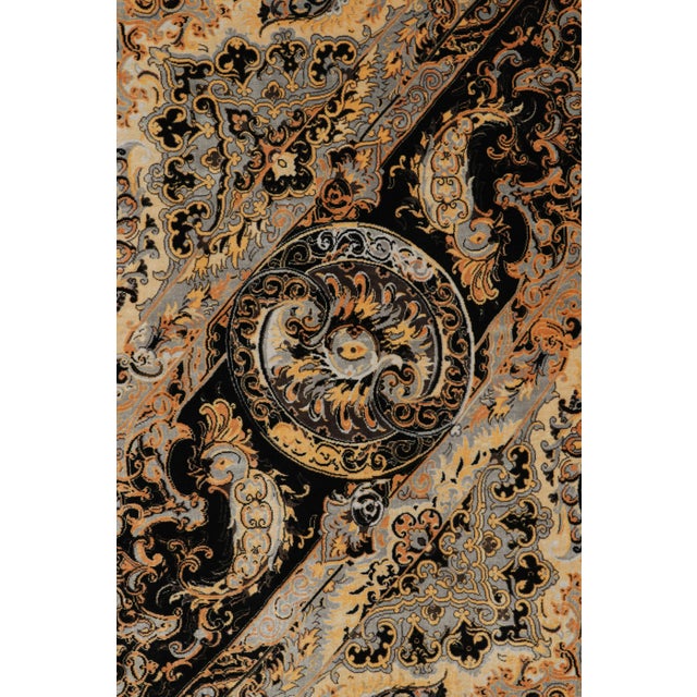 Modern Rug & Kilim’s Modern Rug With Polychromatic Medallion “Love Bird” For Sale - Image 3 of 9