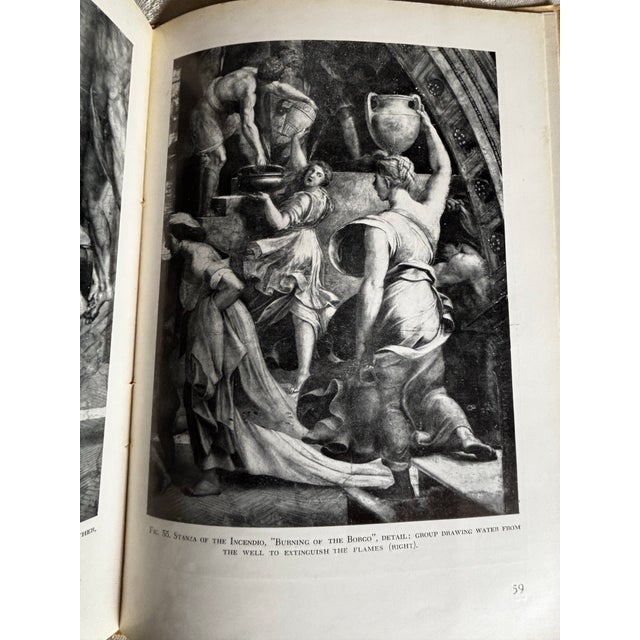 The “Stanze” of Raphael. 1953. Art History. 61 Color and Black & White Reproductions in a Softcover Book. For Sale In New York - Image 6 of 12