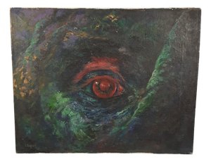 Franco Pagliani, Eye Abstract, 1971, Oil on Canvas